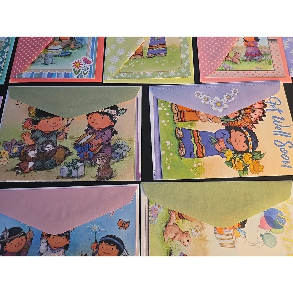 St. Labre‎ Indian School Assorted Lot of 21 Greeting Cards Matching Envelopes